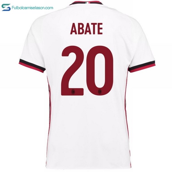 Camiseta Milan 2ª Abate 2017/18